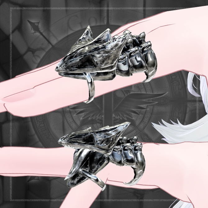 【VRChat】ドラゴン アーマーリング Armour Ring Dragon