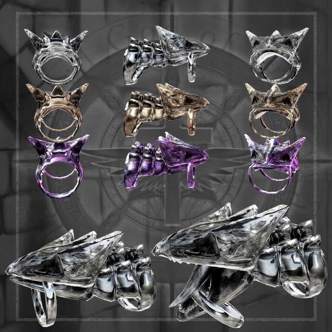 【VRChat】ドラゴン アーマーリング Armour Ring Dragon