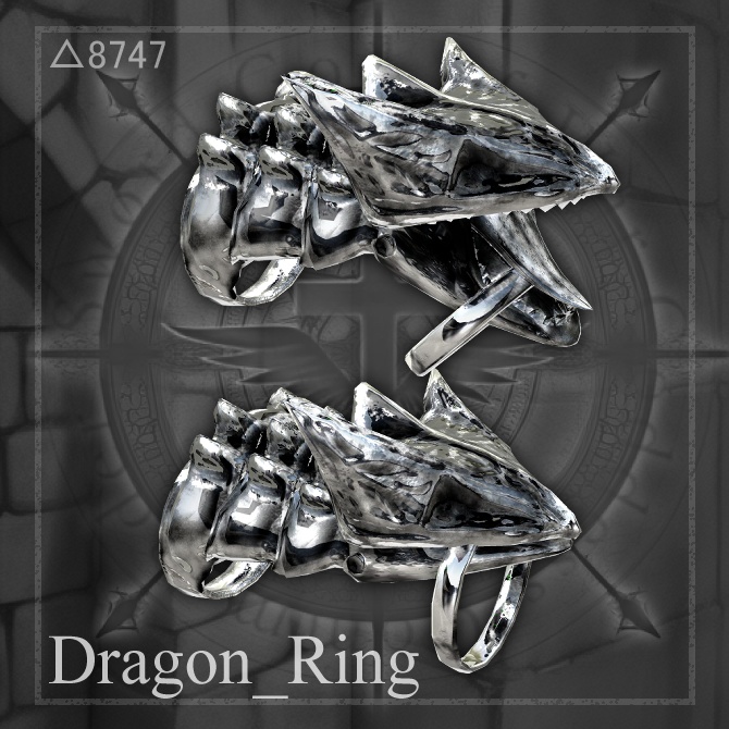 【VRChat】ドラゴン アーマーリング Armour Ring Dragon