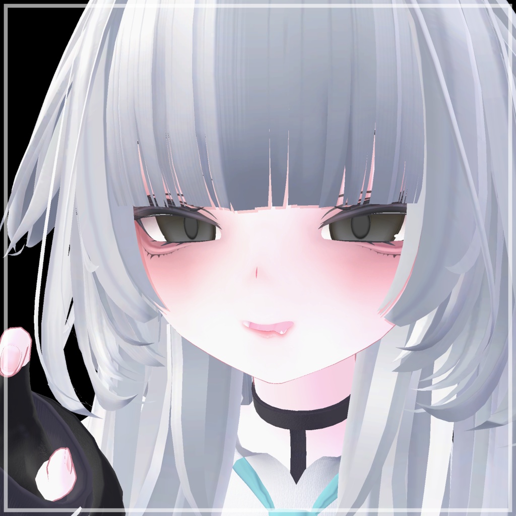 【VRChat】ルルネ 用 アイテクスチャ メイク アップ rurune make up & eye texture るるね