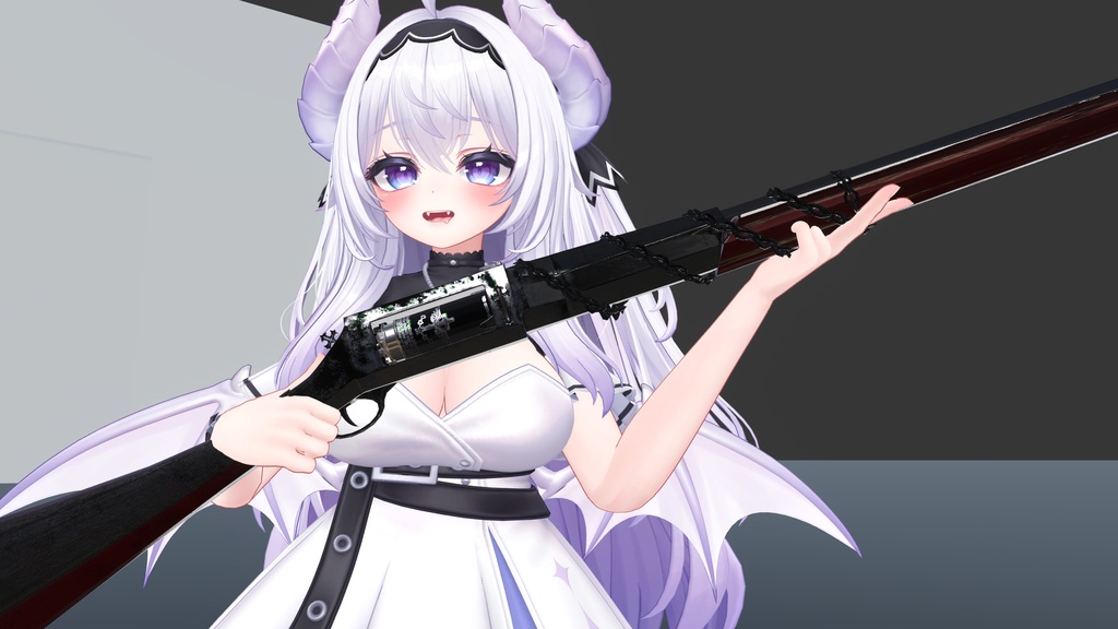 【オリジナル3Dモデル】PunisherZenith -パニッシャーゼニス-【魔法銃】VRChat想定 パーティクルやギミック付き 銃 魔法