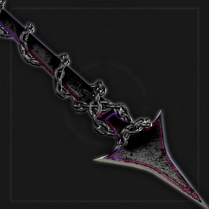 【オリジナル3Dモデル】Catastrophe -カタストロフ-【槍】VRChat想定 パーティクルやギミック付き 槍投げ スピア 爆発 魔法武器