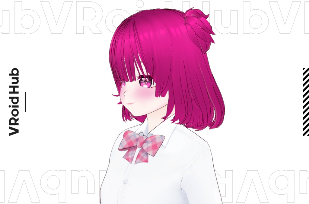 【Free VRoid model】ちえり(汎用)【VRM】