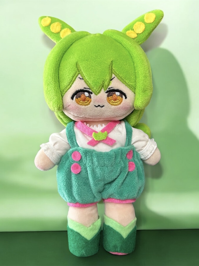 ずんだもんぬいぐるみ(手縫い)