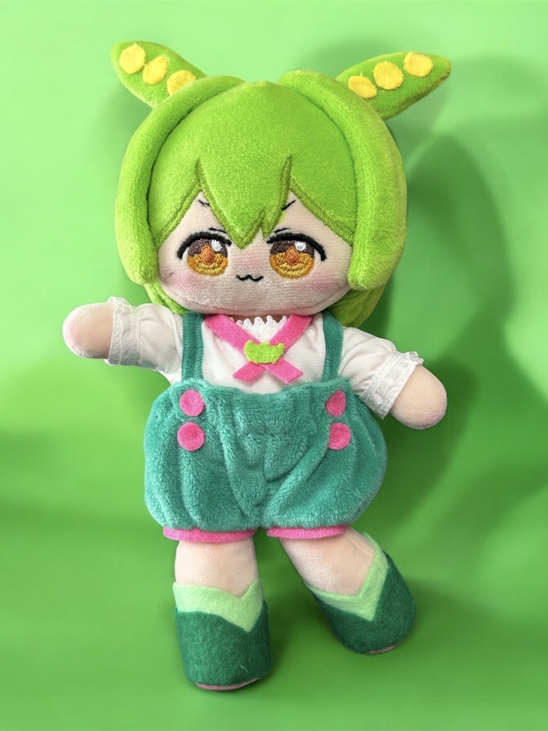 ずんだもんぬいぐるみ(手縫い)