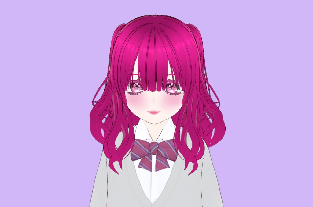 【Free VRoid model】ちえり高3ver.(汎用)【VRM】