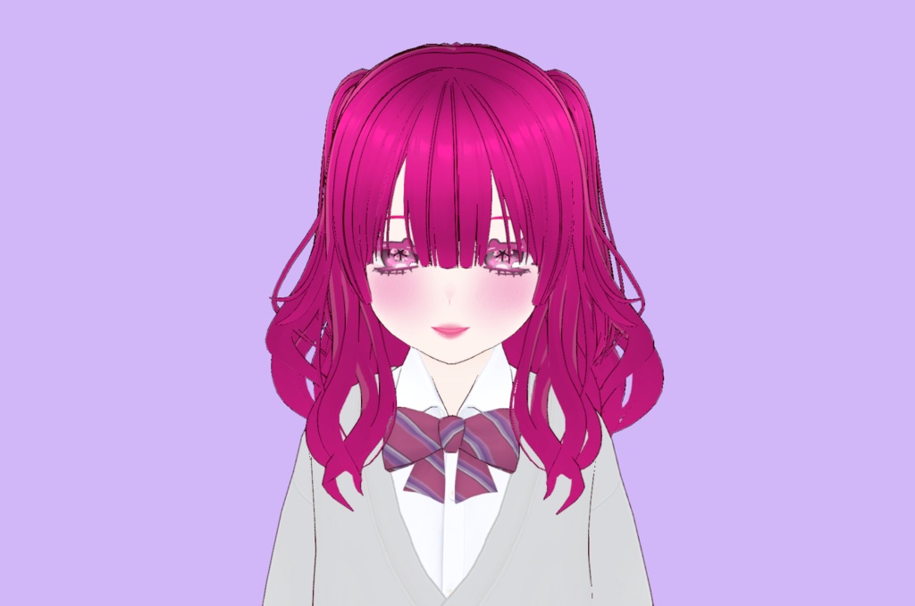 【Free VRoid model】ちえり高3ver.(汎用)【VRM】