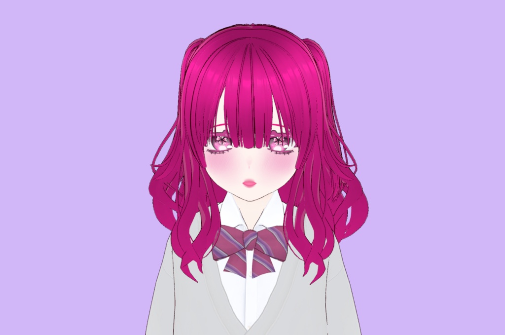 【Free VRoid model】ちえり高3ver.(汎用)【VRM】