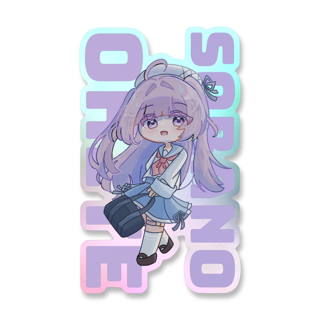 宙乃掟スマホステッカー(制服ver.)