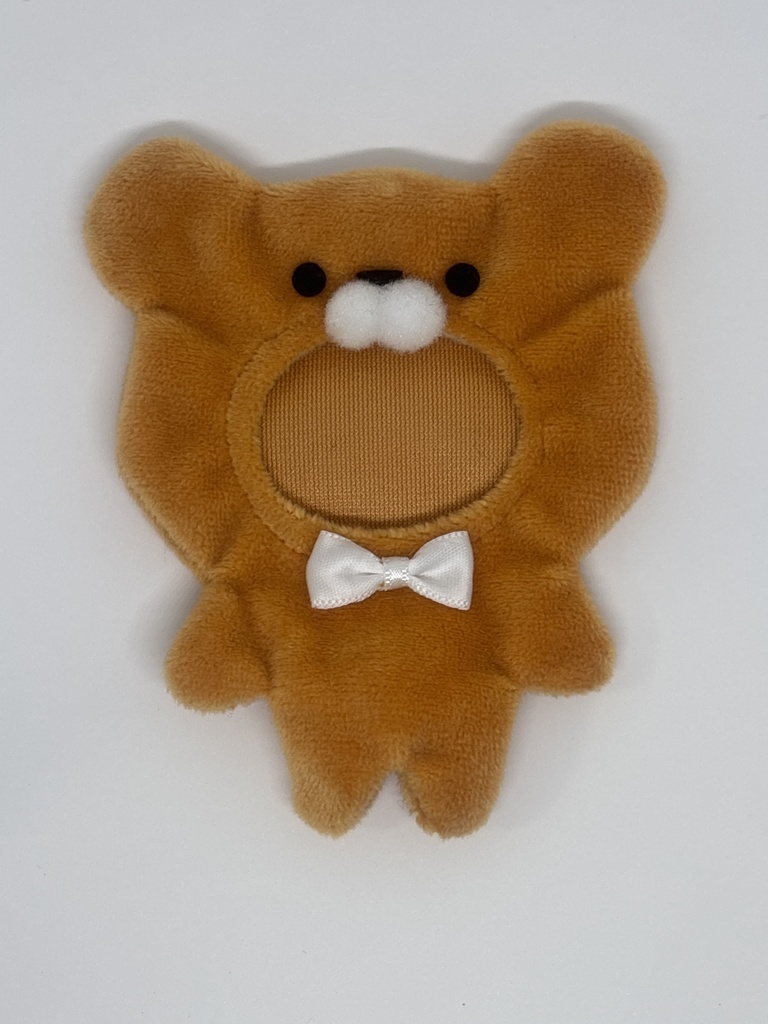 8cmぬい 着ぐるみ クマ(キャメル色)※着用ぬいサイズ諸注意あり