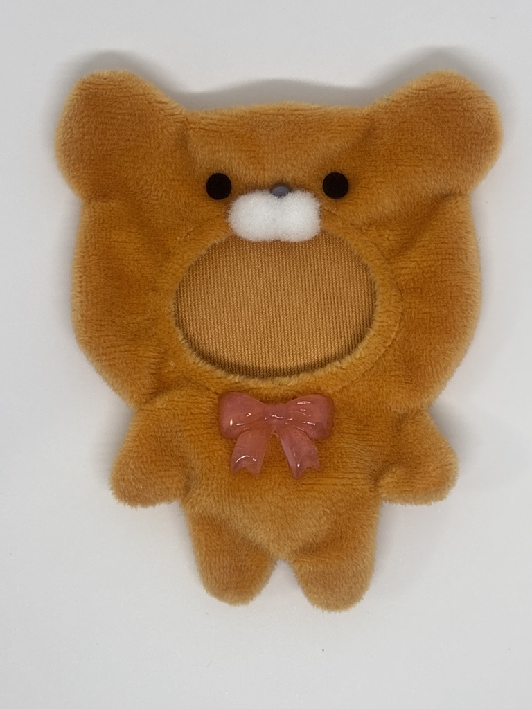 8cmぬい 着ぐるみ クマ(キャメル色)※着用ぬいサイズ諸注意あり