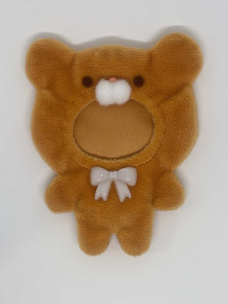 8cmぬい 着ぐるみ クマ(キャメル色)※着用ぬいサイズ諸注意あり