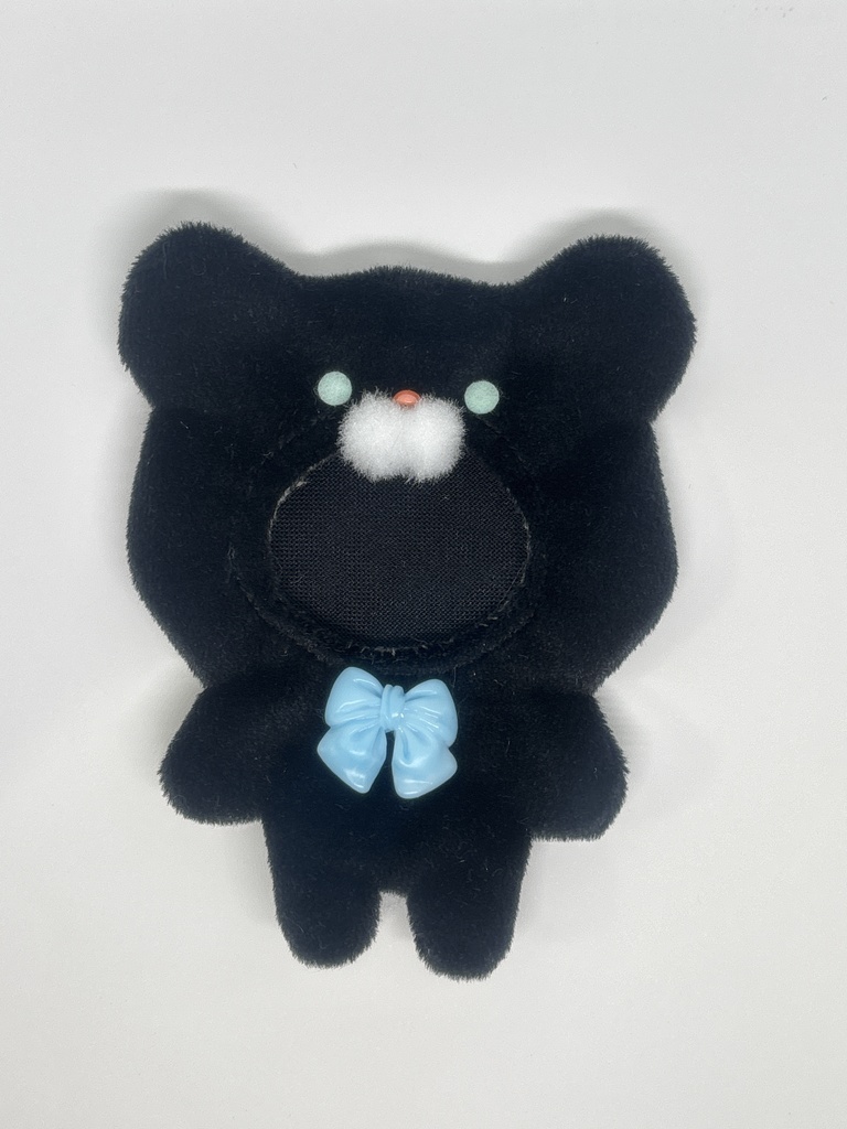 8cmぬい用着ぐるみ 黒クマ(着用ぬいサイズ諸注意あり)