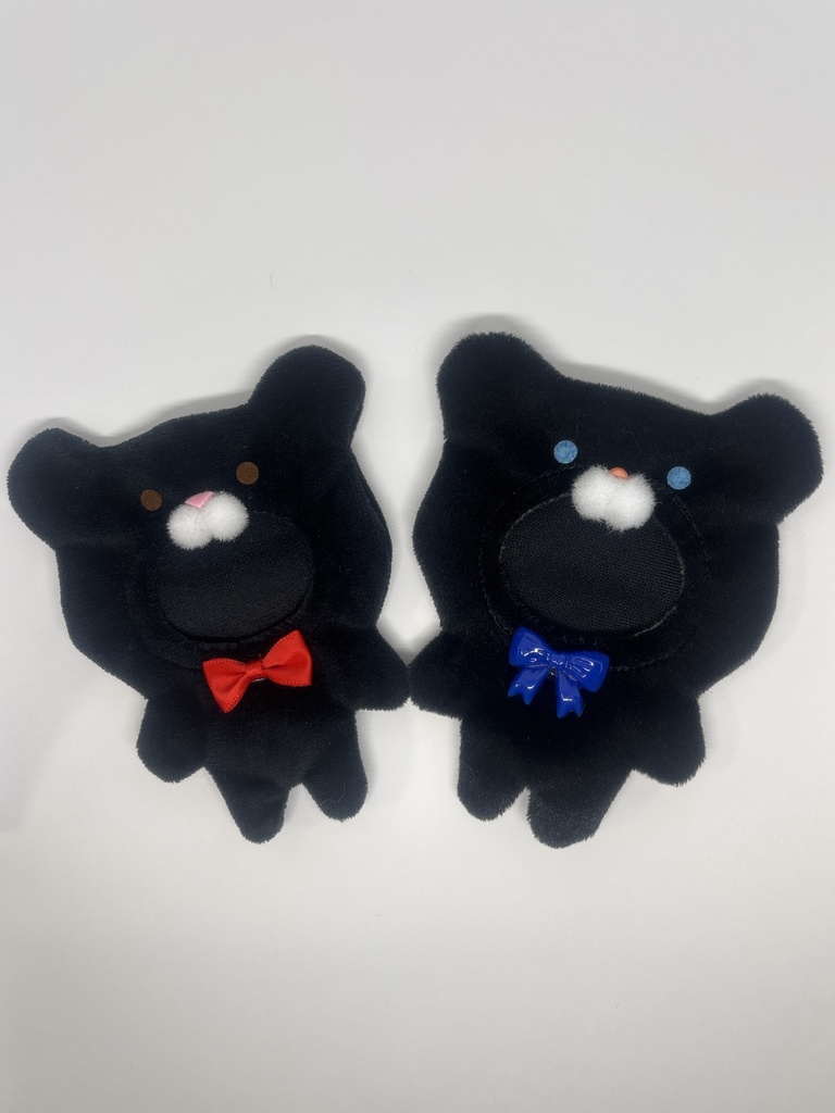 8cmぬい用着ぐるみ 黒クマ(着用ぬいサイズ諸注意あり)