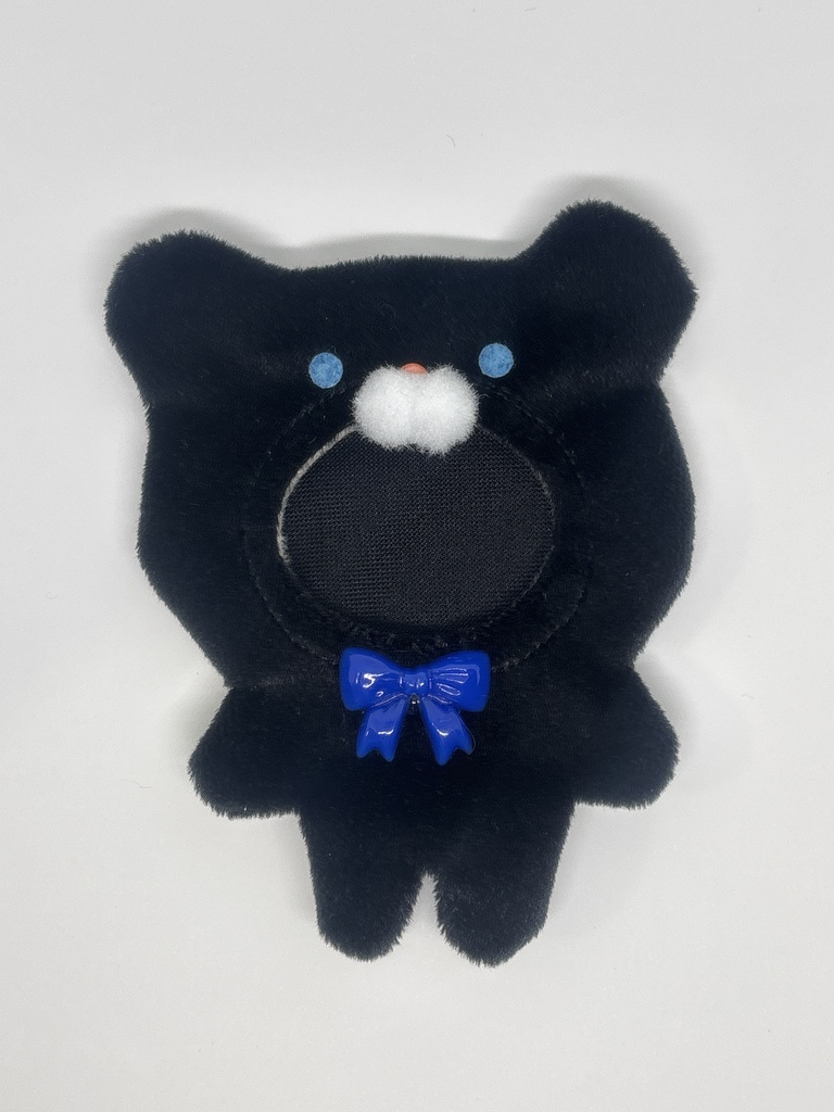 8cmぬい用着ぐるみ 黒クマ(着用ぬいサイズ諸注意あり)