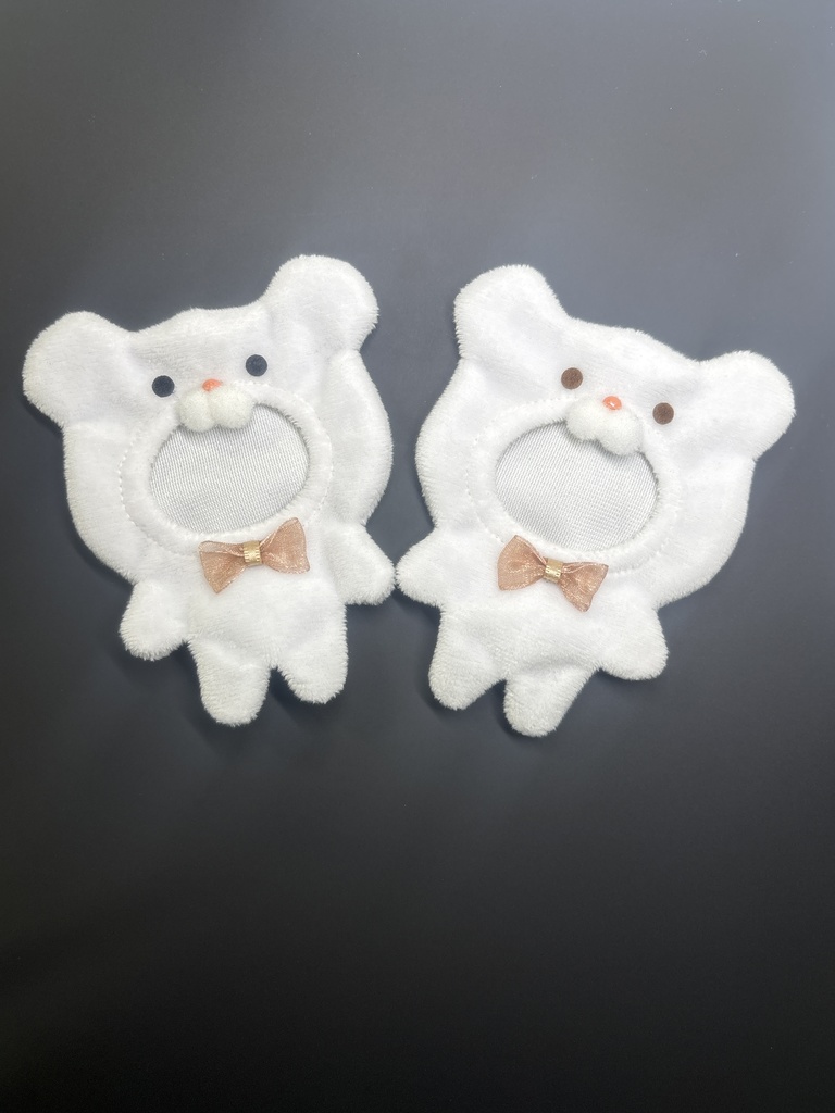 8cmぬいぐるみ用着ぐるみ シロクマ(着用ぬいサイズ諸注意あり)