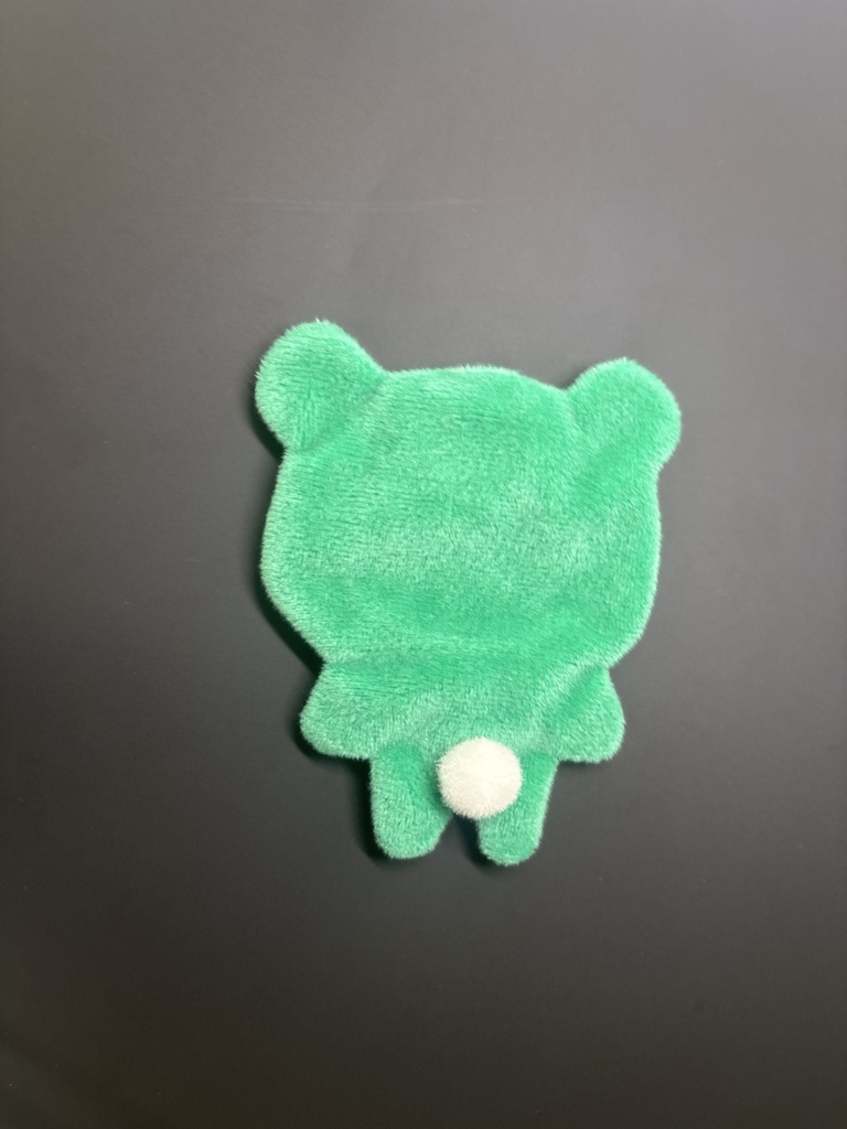 8cmぬい用着ぐるみ クマ(緑)着用ぬいサイズ諸注意あり