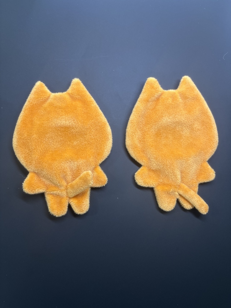 8cmぬい用着ぐるみ ねこ(キャメル)サイズ諸注意あり