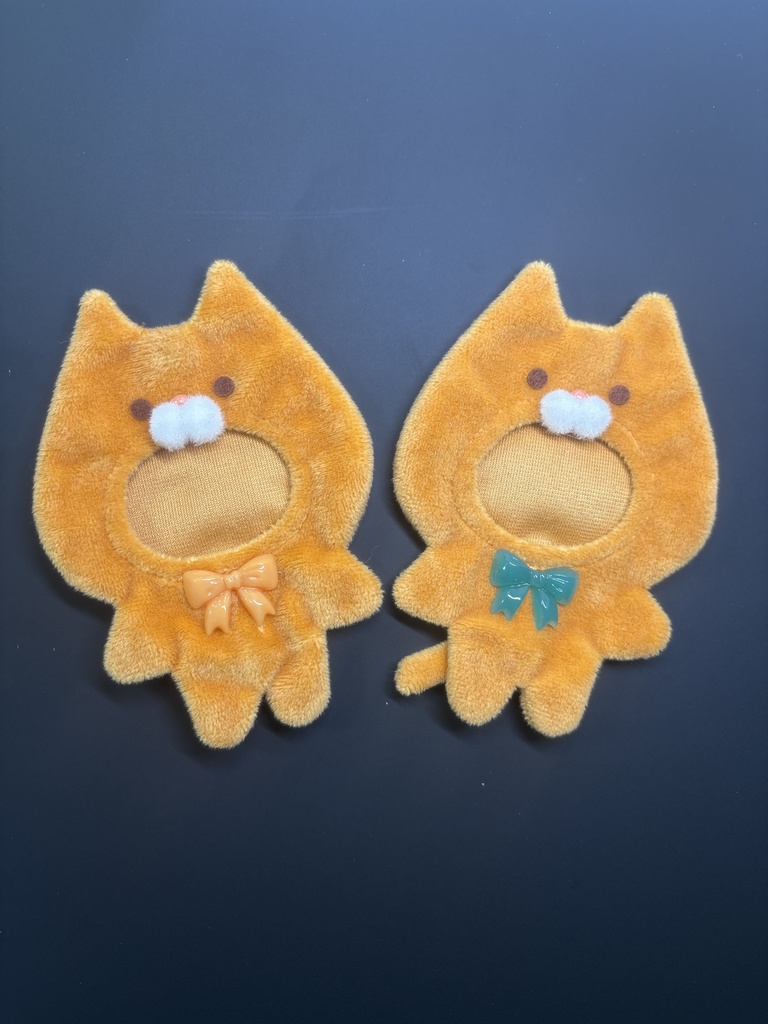 8cmぬい用着ぐるみ ねこ(キャメル)サイズ諸注意あり