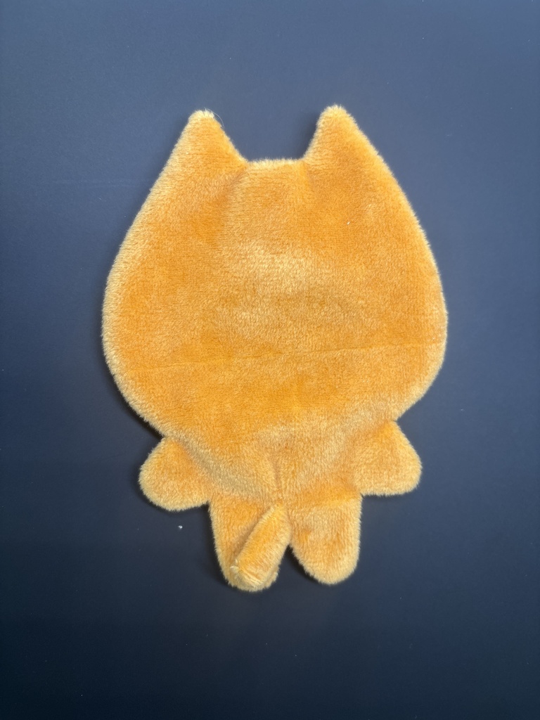 8cmぬい用着ぐるみ ねこ(キャメル)着用ぬいサイズ諸注意あり