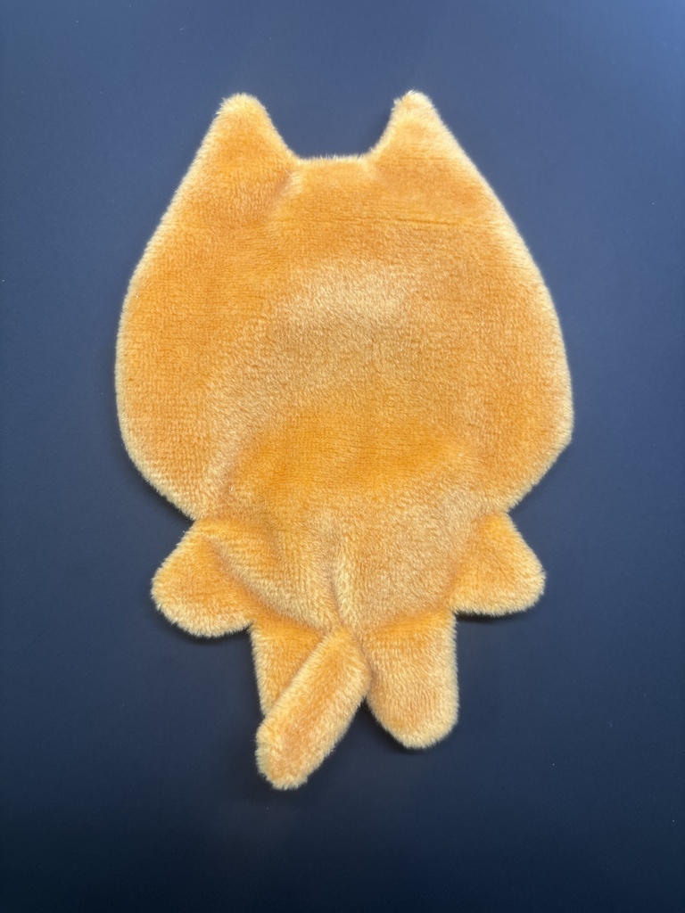 8cmぬい用着ぐるみ ねこ(キャメル)着用ぬいサイズ諸注意あり