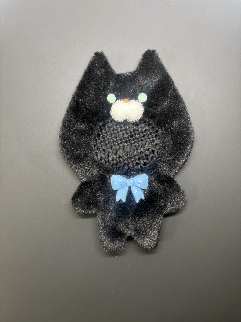 8cmぬい用着ぐるみ 黒ねこ ※着用ぬいサイズ諸注意あり