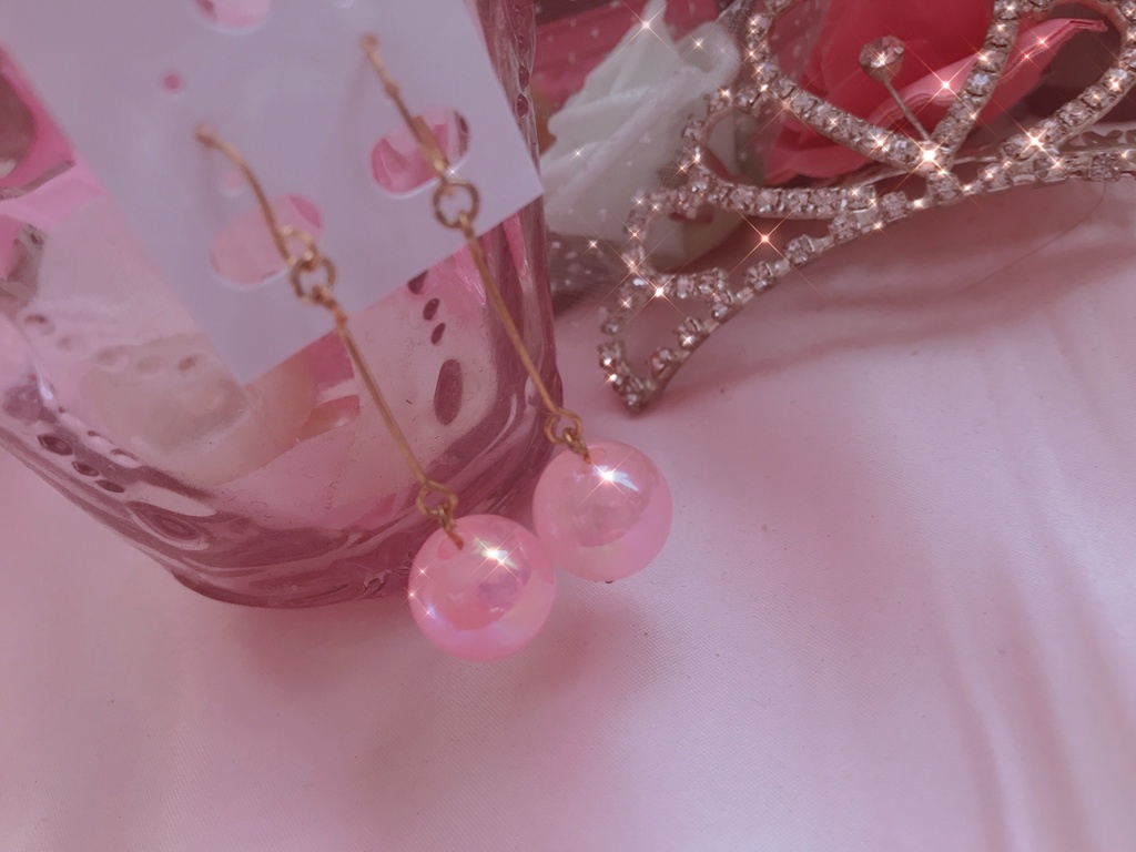 🍒さくらんぼ風ピアス🍒