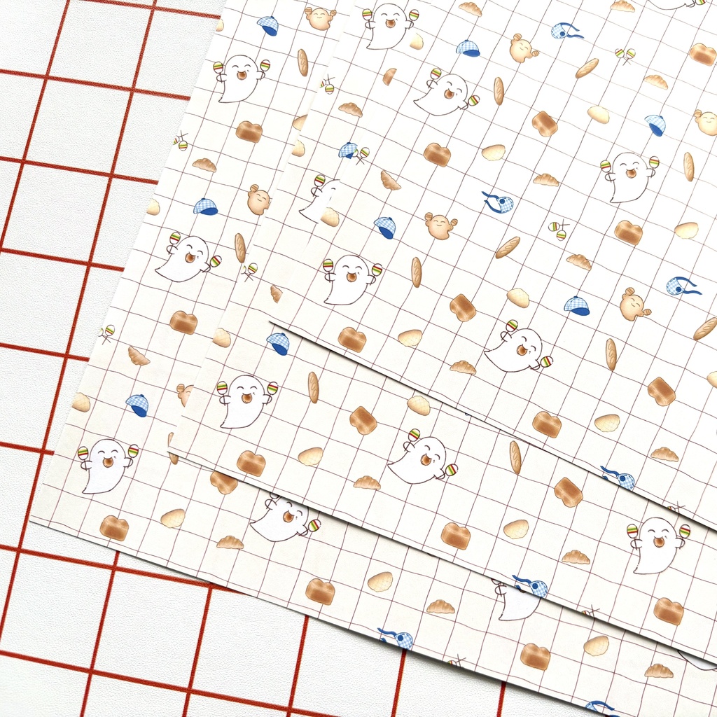 A4デザインペーパー マラカスおばけ