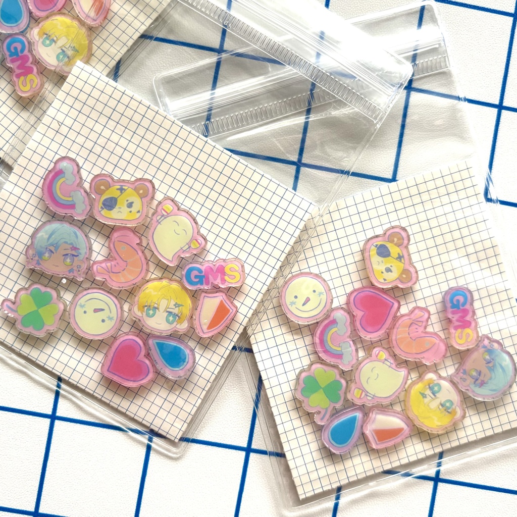 シャカシャカアクリルパーツ ゴーミーズ