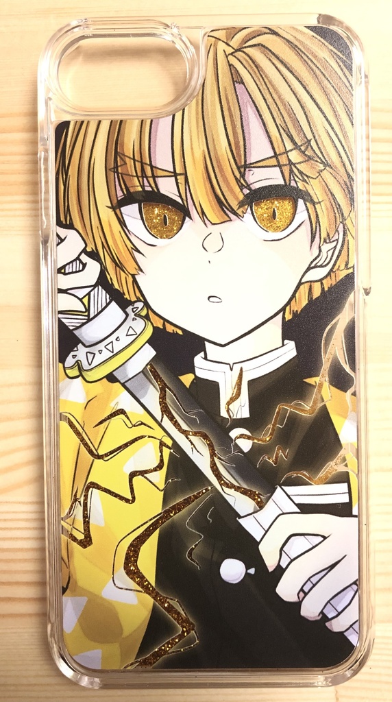 我妻善逸グリッタースマホケース