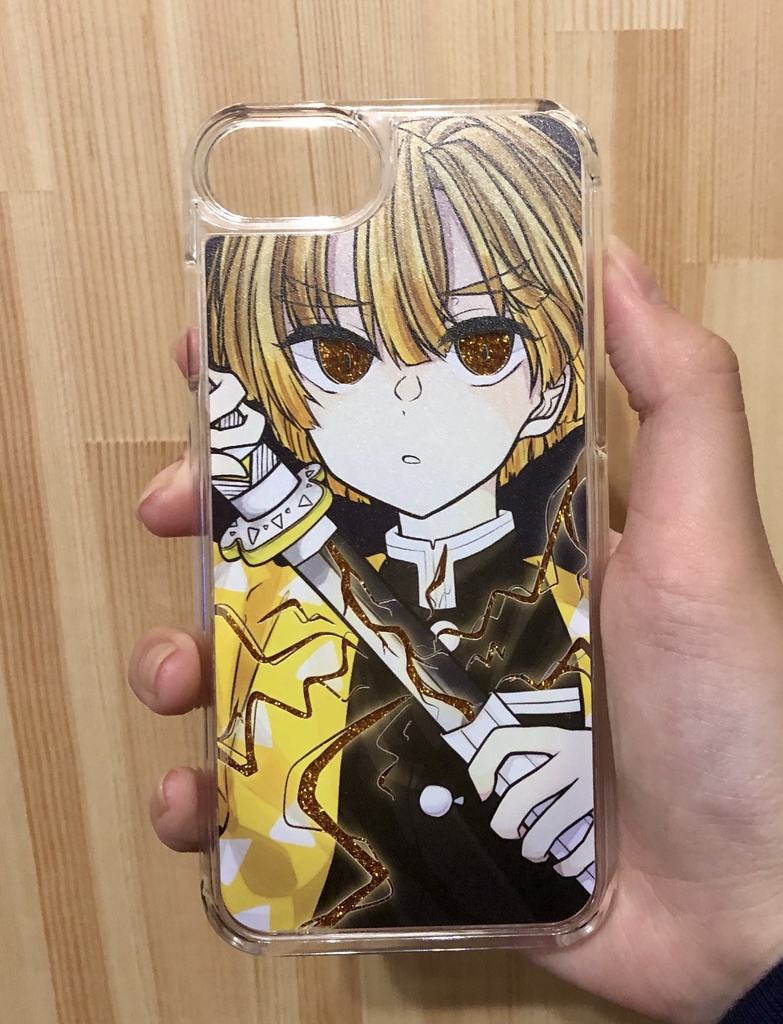 我妻善逸グリッタースマホケース