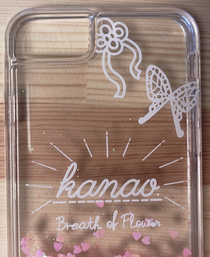 栗花落カナヲイメージグリッタースマホケース