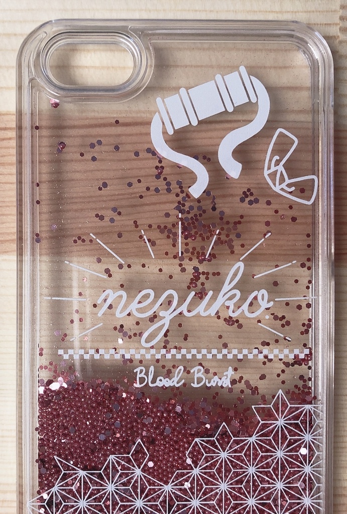 竃門禰豆子イメージグリッタースマホケース