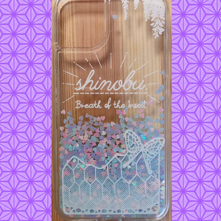 胡蝶しのぶイメージグリッタースマホケース