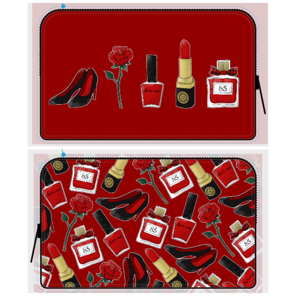 加州清光イメージ合皮ポーチ