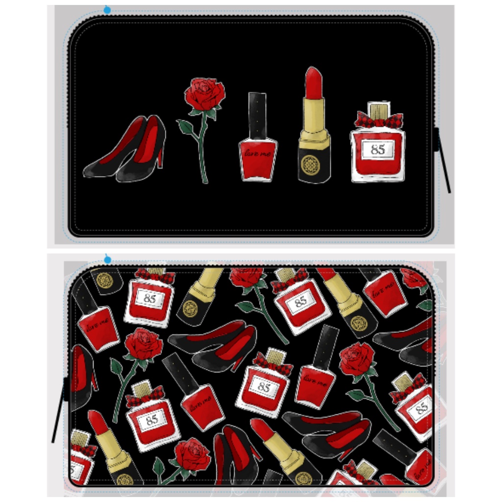 加州清光イメージ合皮ポーチ