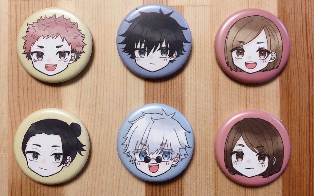 呪術廻戦32mm缶バッジ