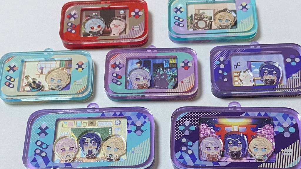 【非公式】ゲーム機風アクリルキーホルダー