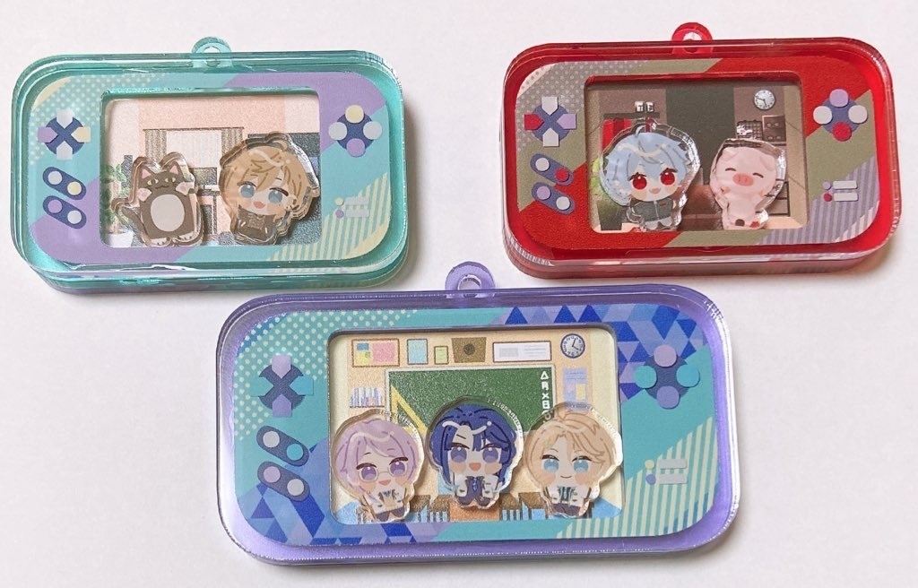 【非公式】ゲーム機風アクリルキーホルダー