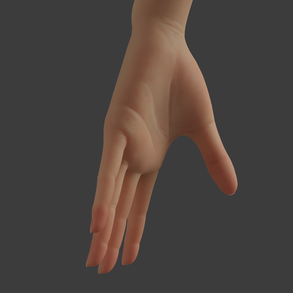 素体モデルデータ(女性)【商用】