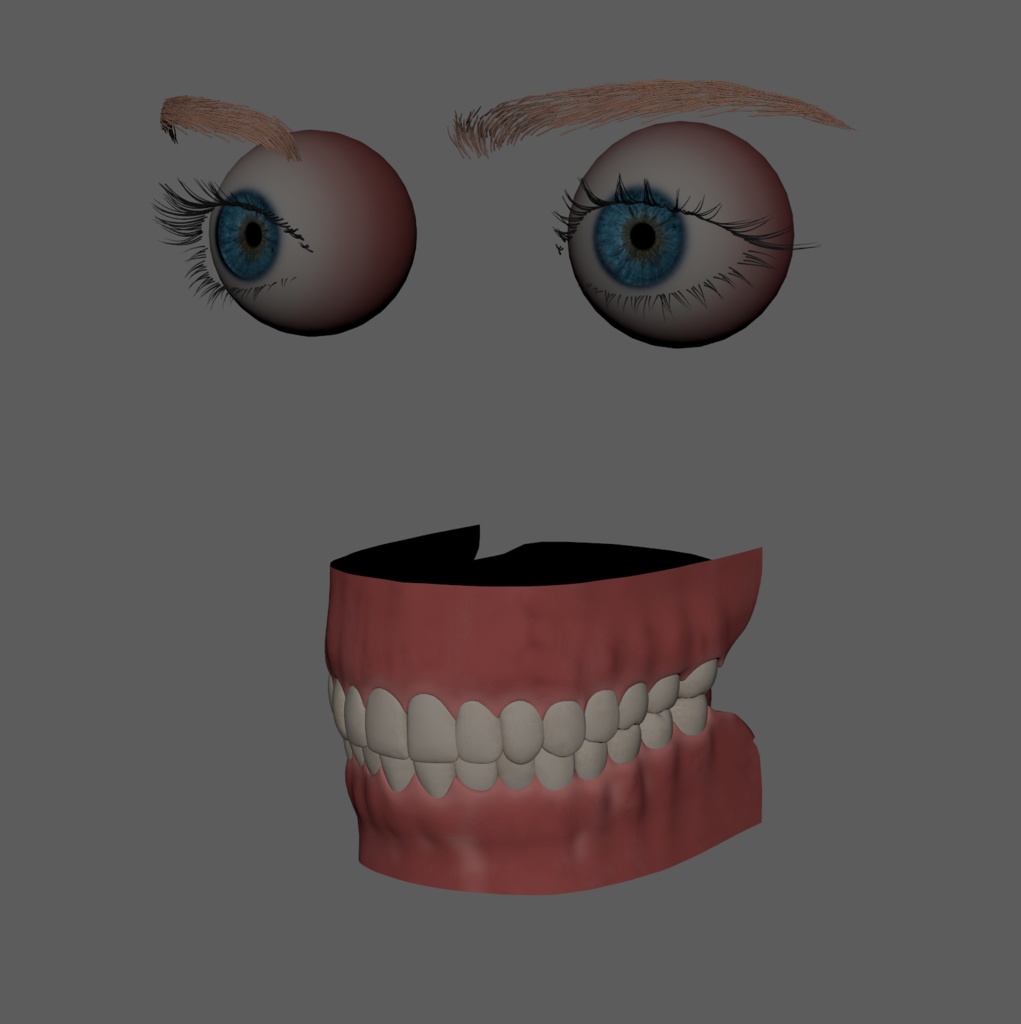 素体モデルデータ(女性)【商用】