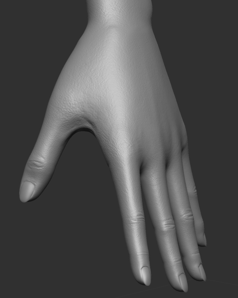 素体モデルデータ(女性)【商用】