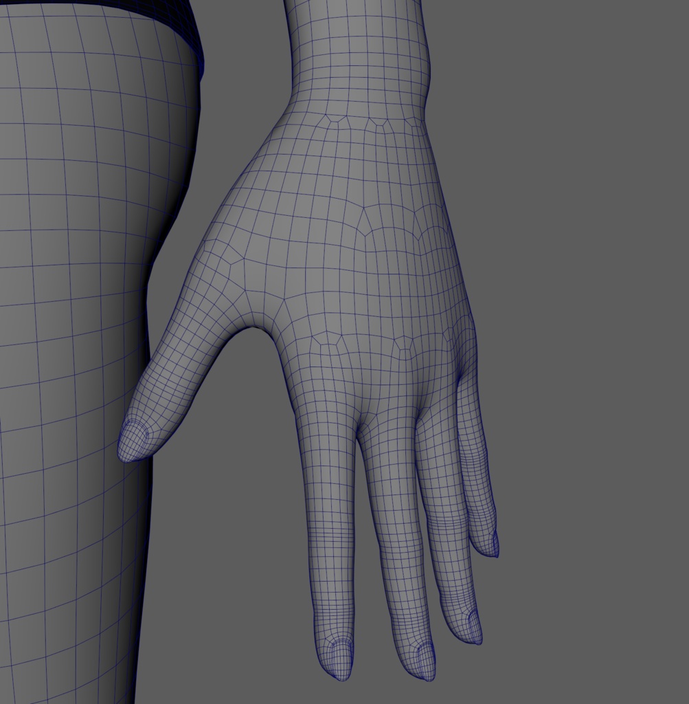 素体モデルデータ(女性)【個人用】