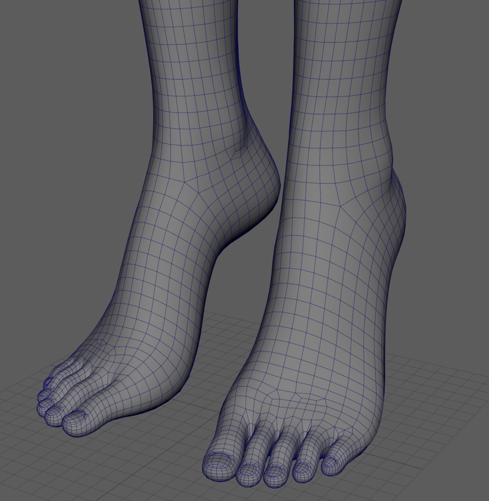 素体モデルデータ(女性)【個人用】