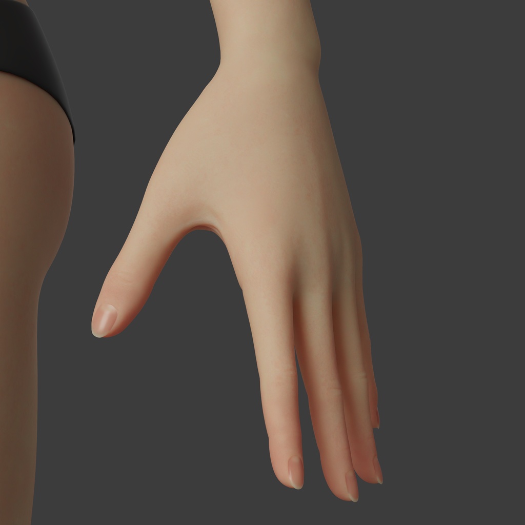 素体モデルデータ(女性)【個人用】