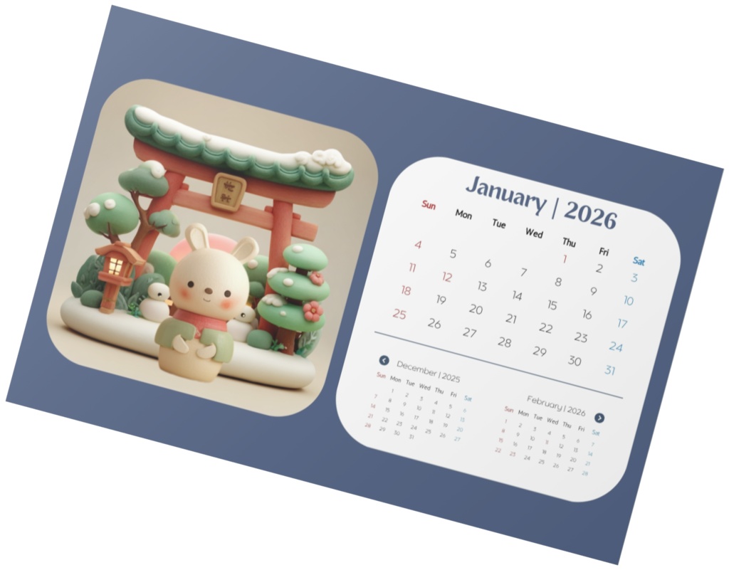 KOKESHI CALENDA 2026