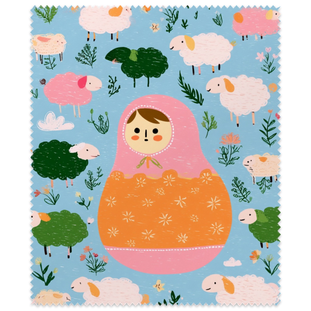 メガネ拭き（マトリョーシカ２）