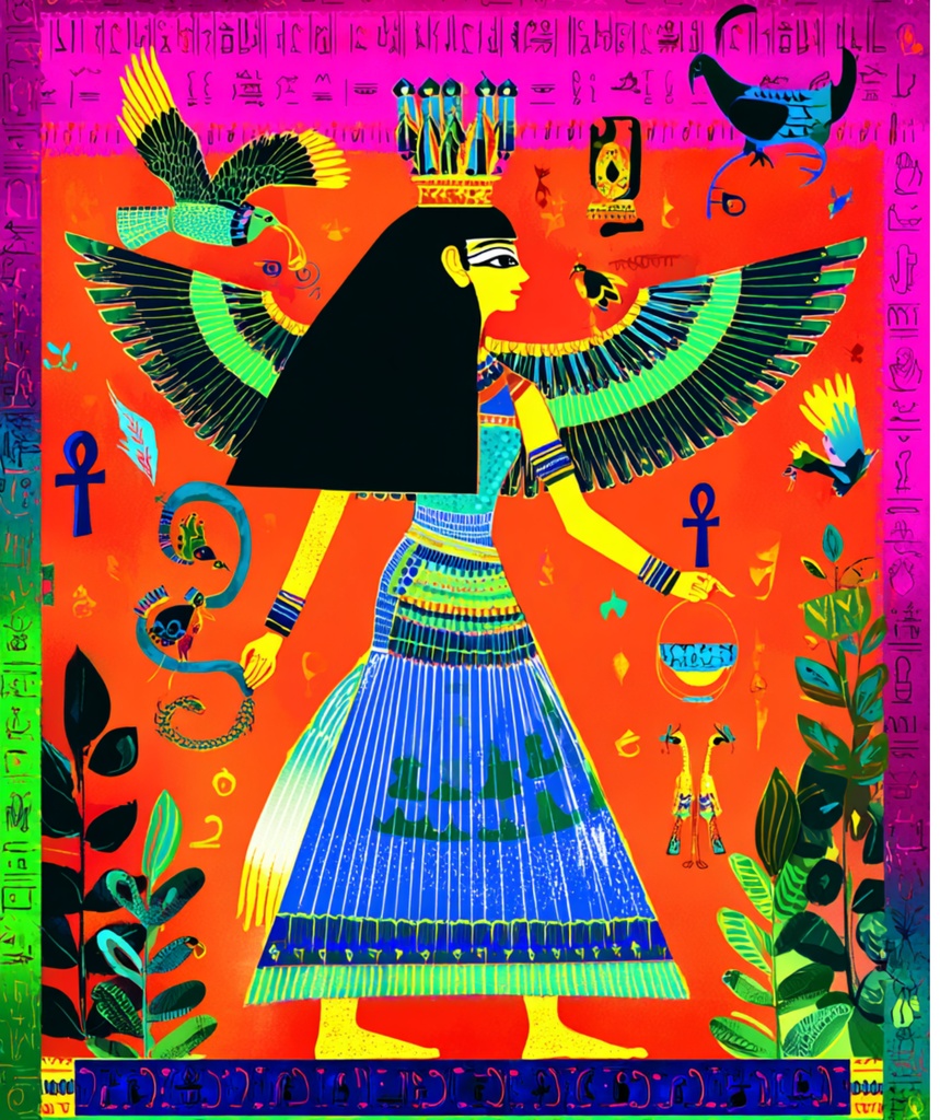 めがね拭き エジプト神話モチーフ