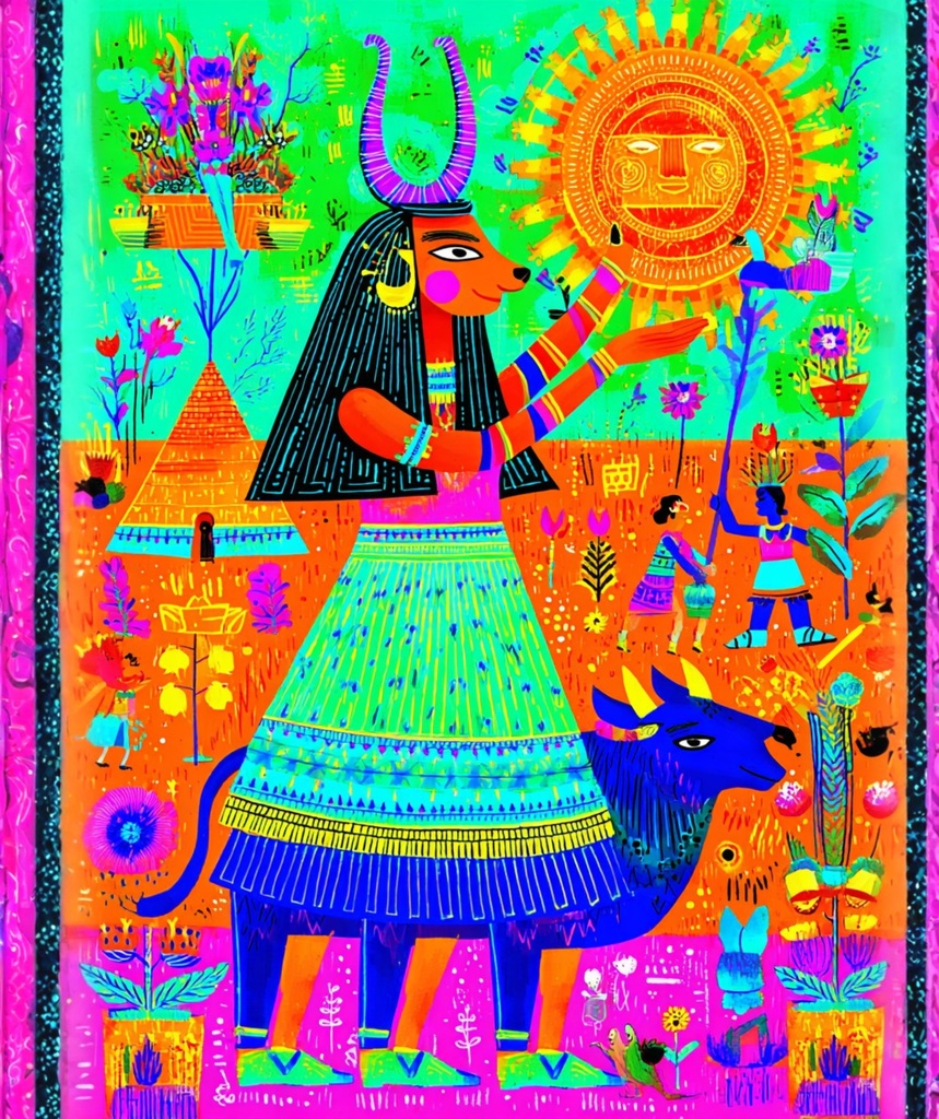 めがね拭き エジプト神話モチーフ