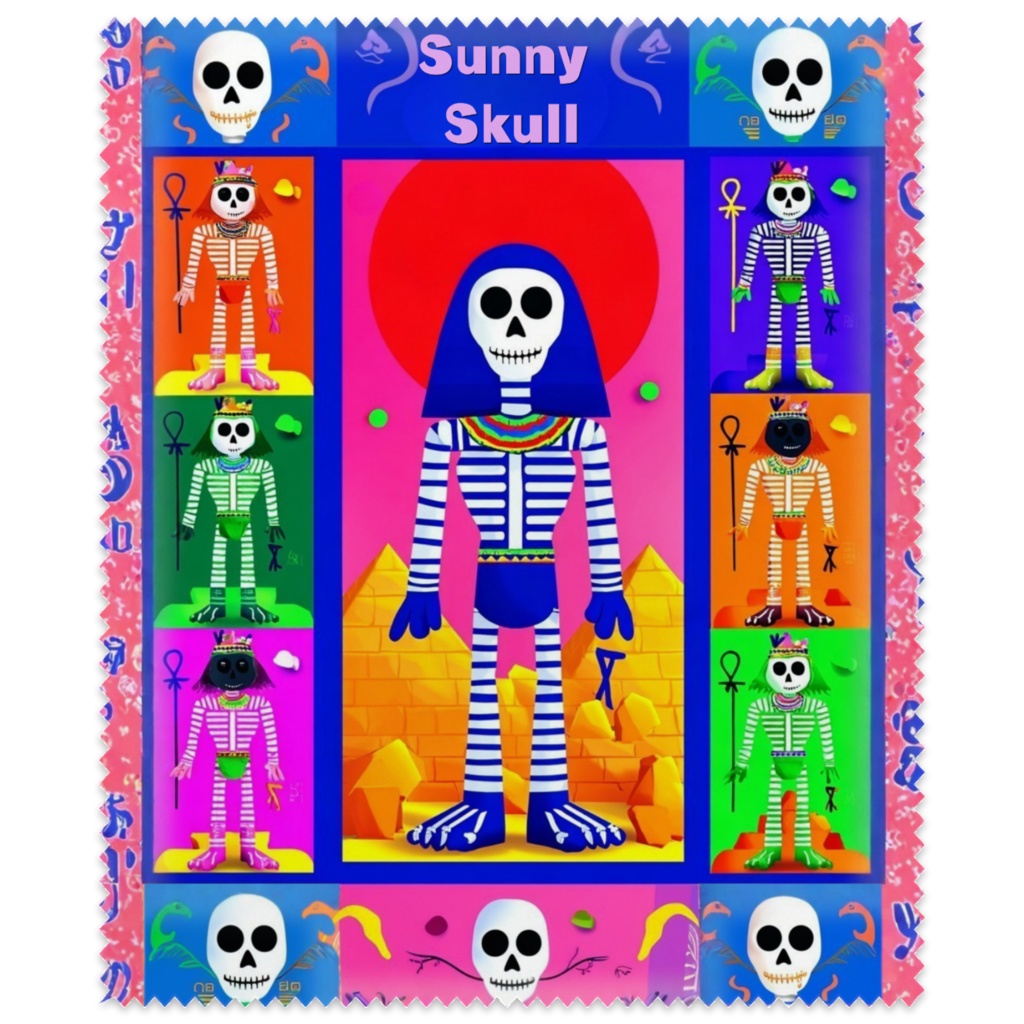 めがね拭き　エジプト神話モチーフ